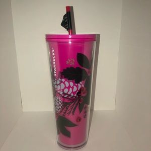 Starbucks Winter 2021 Collection Pink Color Changing Tumbler